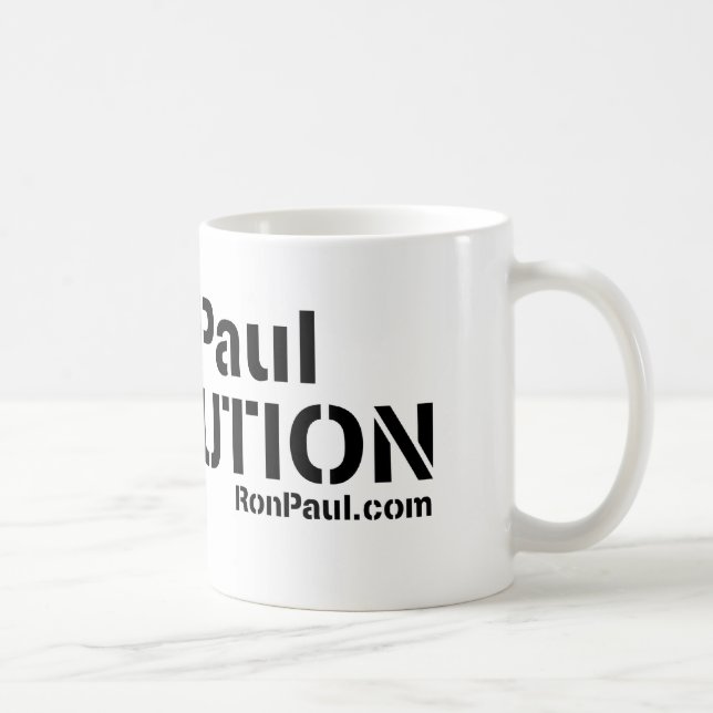 Café Taza de la revolución de Ron Paul (Derecha)