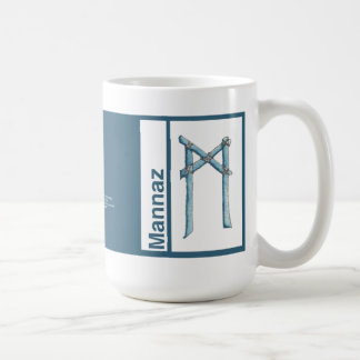 Café Taza de la runa:: Mannaz
