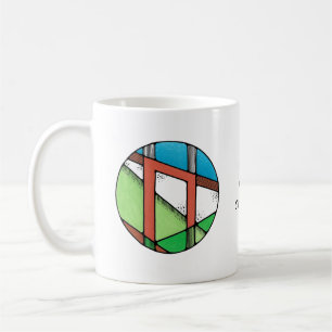 Café Taza de la runa Uruz Art Nouveau – ¡FUERZA!