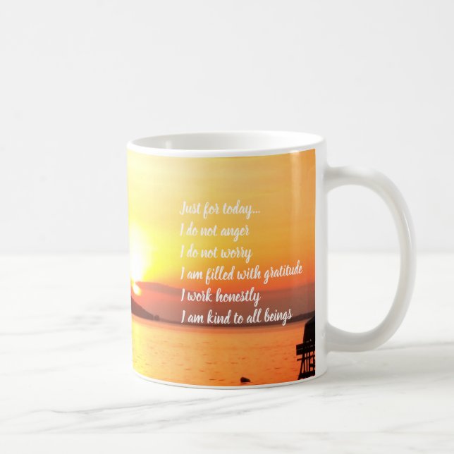 Café Taza de la salida del sol de los principios de (Derecha)
