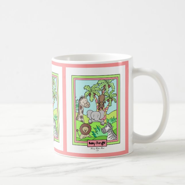 Café Taza de la selva 26 del bebé (Derecha)