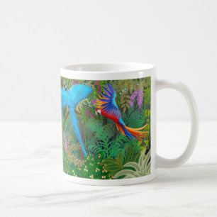 Café Taza de la selva del Macaw