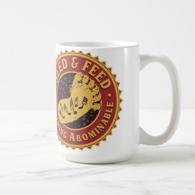 Café Taza de la semilla y de la alimentación (Derecha)