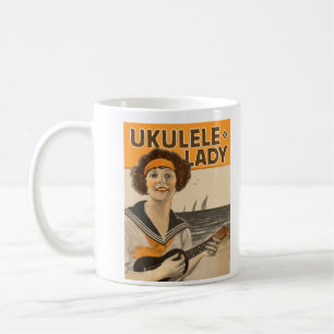 Café Taza de la señora #2 del Ukulele
