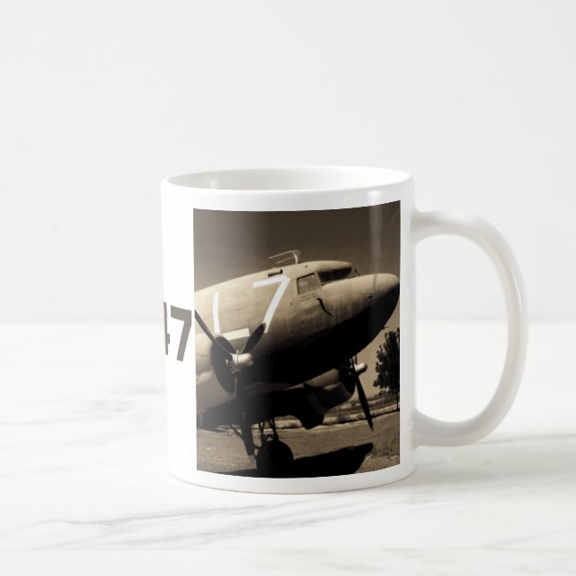 Café Taza de la sepia del C-47 (Derecha)