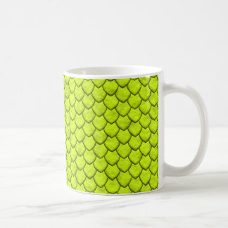 Café Taza de la serpiente verde de Fluo