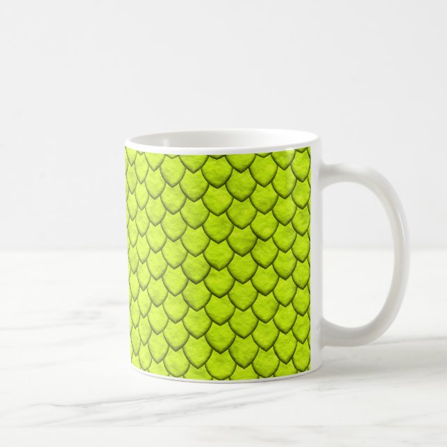 Café Taza de la serpiente verde de Fluo (Derecha)