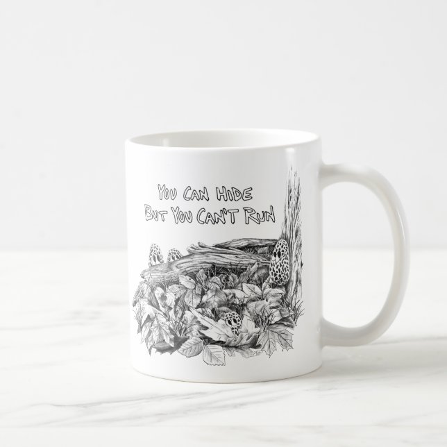 Café Taza de la seta de la morilla de la diversión (Derecha)