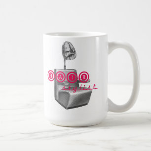 Café Taza de la silla del secador del vintage del