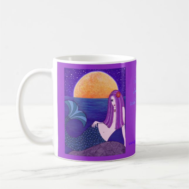 Café Taza de la sirena de la fantasía (Izquierda)