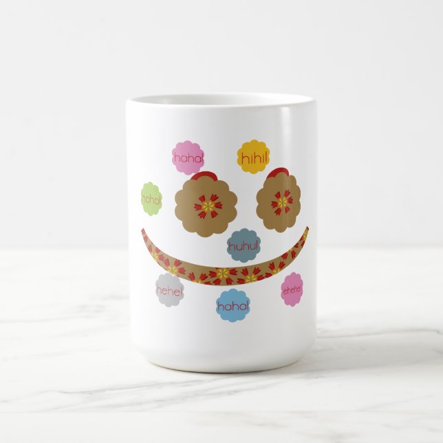 Café Taza de la sonrisa de la risa (Centro)