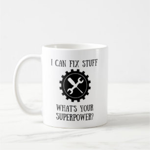 Café Taza de la superpotencia de la materia del arreglo