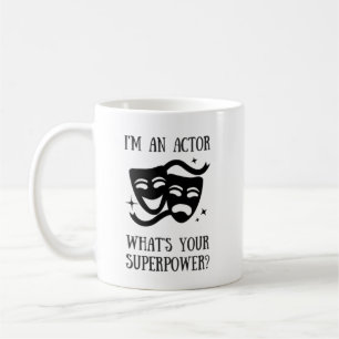 Café Taza de la superpotencia del actor