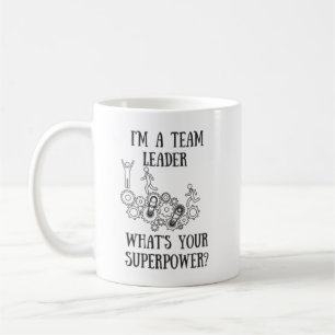 Café Taza de la superpotencia del líder de equipo