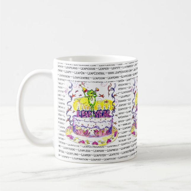 Café Taza de la taza del año bisiesto (Izquierda)