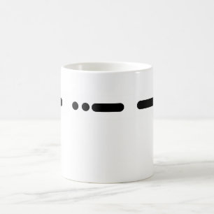 Café Taza de la "TAZA" del código Morse por