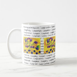 Café Taza de la taza del fiesta del año bisiesto
