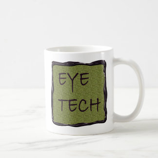 Café Taza de la tecnología del ojo - sabio con negro