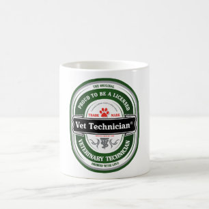 Café taza de la tecnología del veterinario