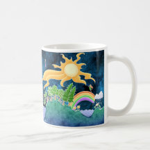 Taza de la tierra - bosque del arco iris
