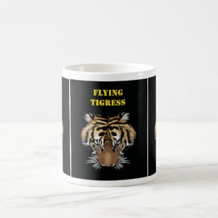 Café Taza de la tigresa del vuelo
