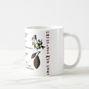 Café Taza de la torta de la taza del chocolate