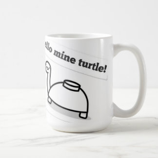 Café Taza de la tortuga de la mina