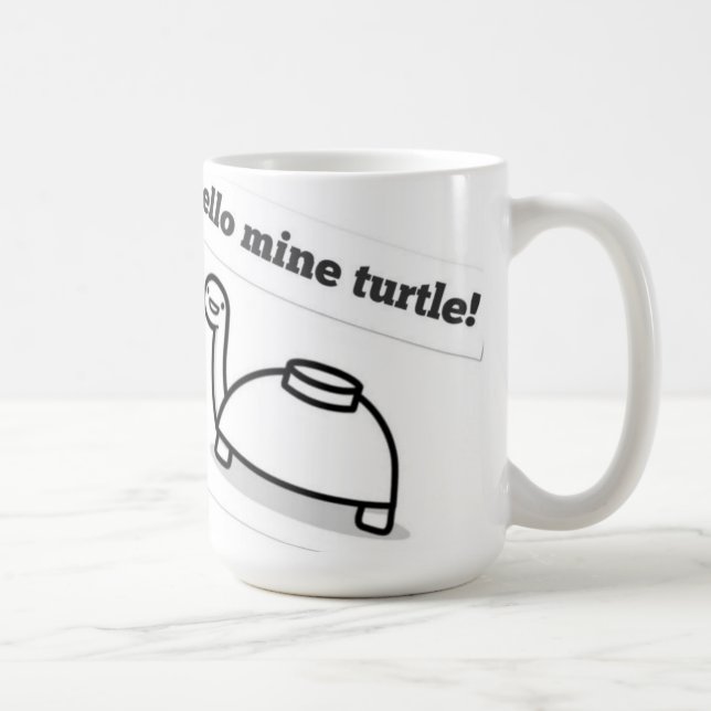 Café Taza de la tortuga de la mina (Derecha)