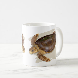 Café Taza de la tortuga de mar del necio