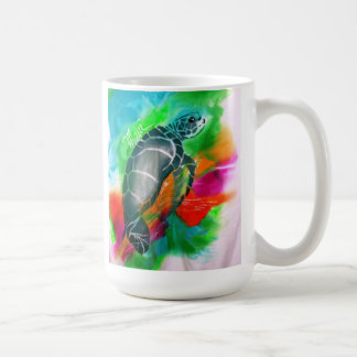 Café taza de la tortuga de mar, Maui, Hawaii, isla,