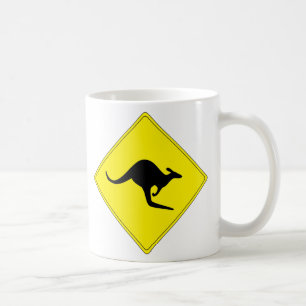 Café Taza de la travesía del canguro - personalizar