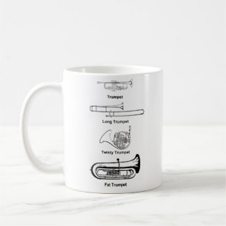 Café Taza de la trompeta