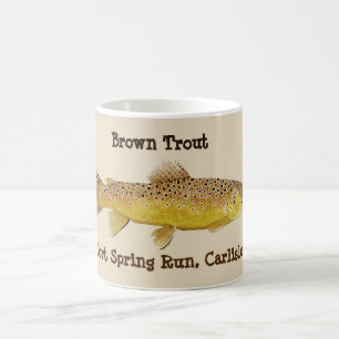 Café Taza de la trucha de Brown