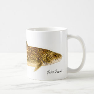 Café Taza de la trucha de lago