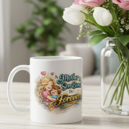 Café Taza de la unión entre madre e hijo para siempre