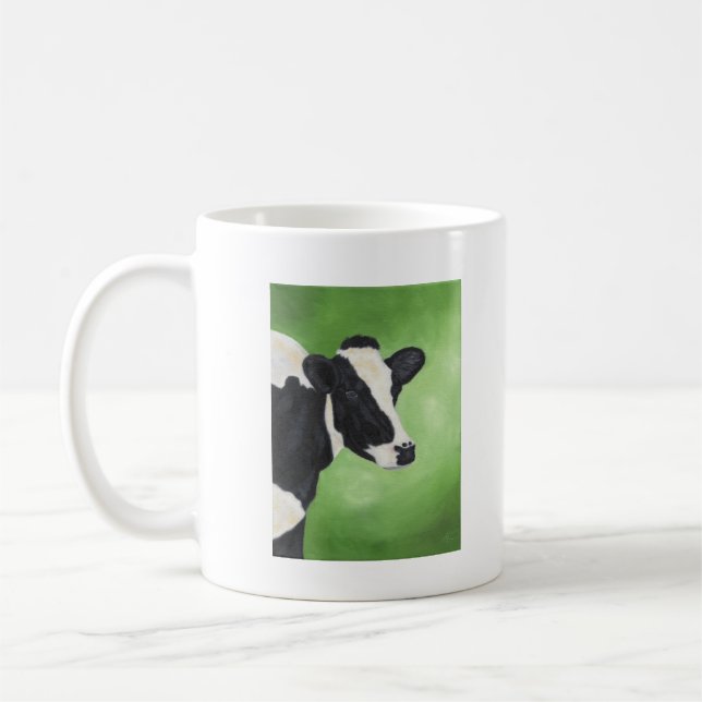 Café Taza de la vaca de Holstein (Izquierda)