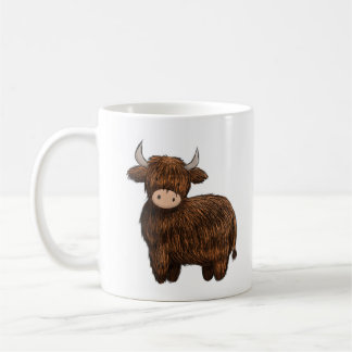 Café Taza de la vaca de la montaña