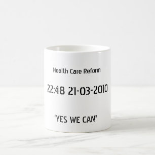 Café Taza de la victoria de la reforma de la atención
