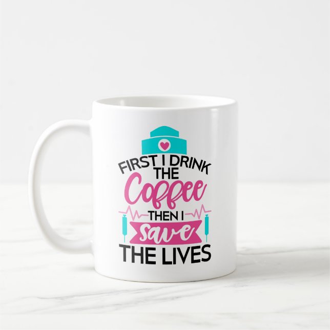 Café Taza de la vida de enfermería (Izquierda)