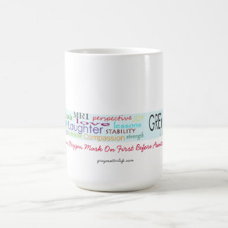 Café Taza de la vida de la materia gris