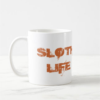 Café Taza de la vida de la pereza