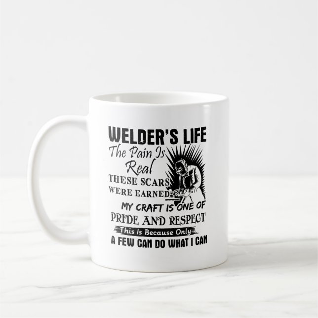 Café Taza de la vida del soldador (Izquierda)