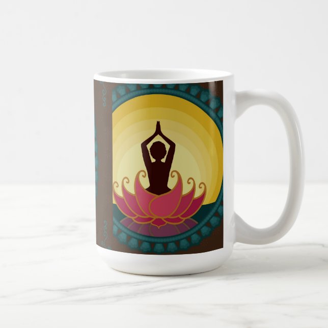 Café Taza de la yoga (Derecha)