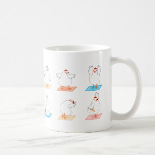 Café Taza de la yoga del pollo