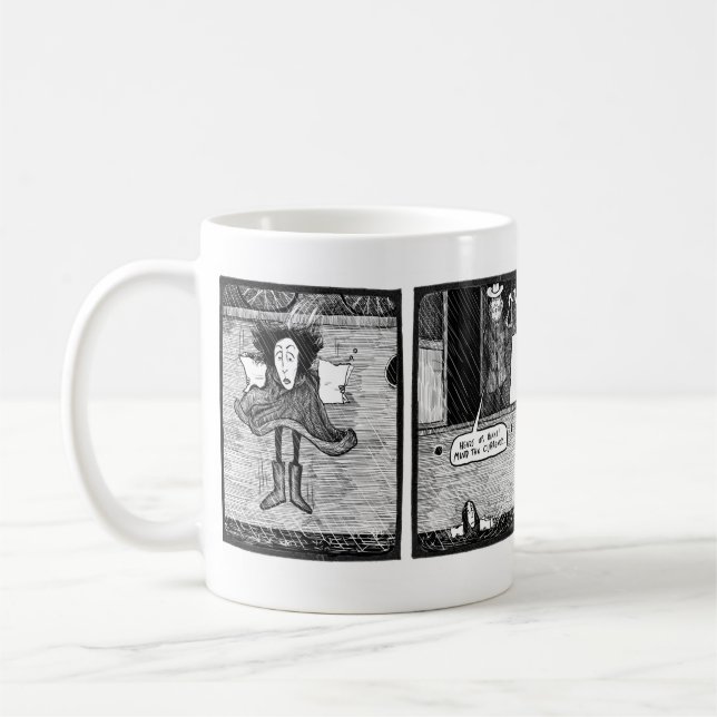 Café Taza de la zambullida de Ki - arte de Ben Wickey (Izquierda)