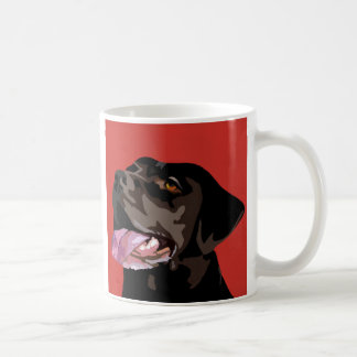 Café Taza de Labrador del chocolate