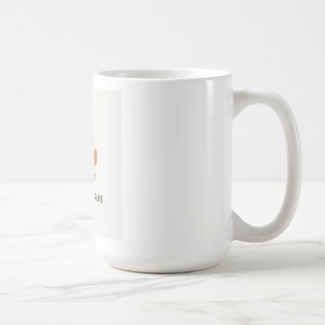 Café taza de ladridos y paseos (Derecha)