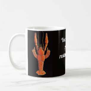 Café Taza de langosta vintage