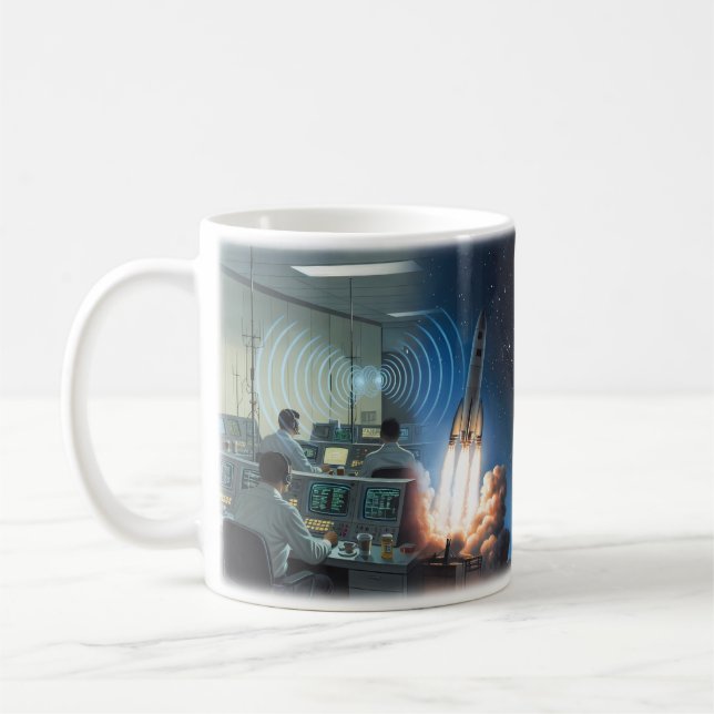 Café Taza de lanzamiento de cohete de Space Oddity Star (Izquierda)