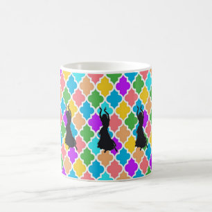 Café Taza de las bailarinas de la danza del vientre